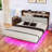 Faux Leather Floating Storage Bed-1507151681-1507151687