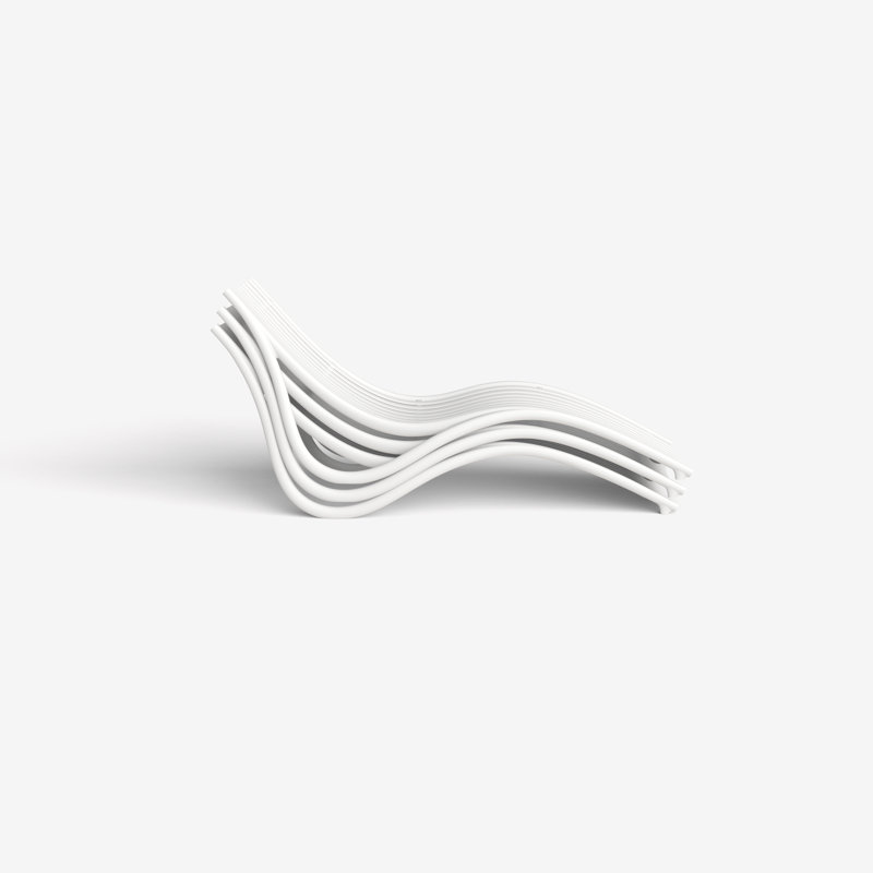 Ibiza Slat Seat, White