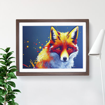 XH1022-6622X Fox Vol.4 Abstract 1 Piece Single Picture Frame Painting