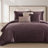 8-Piece Queen Comforter Set,Mauve
