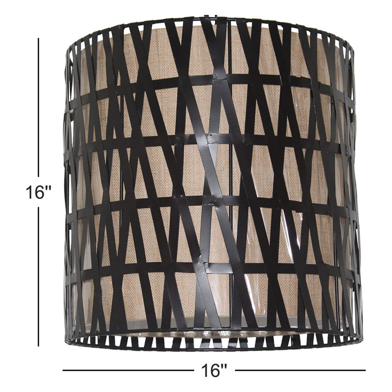 Luminaire tambour suspendu 1 lumière Filkins