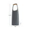 Stoneware Vase with Rattan Wrapped Top Handle-686099888-686099889