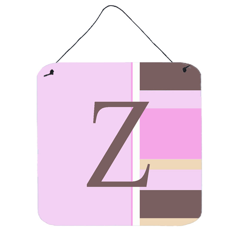 Monogram by Denny Knight Wall Art Plaque, Z