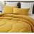 Washed Microfiber Bedding Honeycomb Comforter Set-89229418-81915325