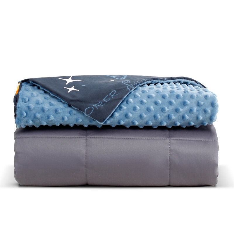  Jeté en coton pour enfants, 60" L x 41" W, Space Rocket, 7 lb