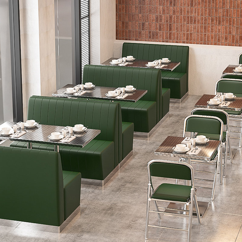 Banc de rangement de style moderne et industriel, Vert