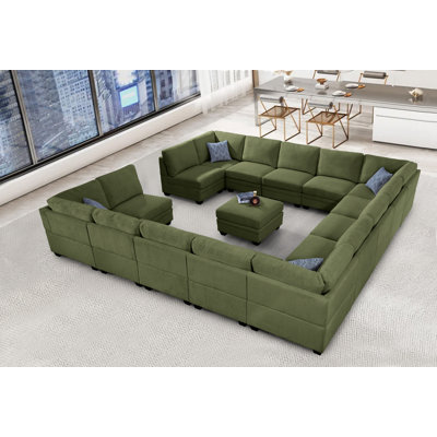 Corduroy Sectional Symmetrical