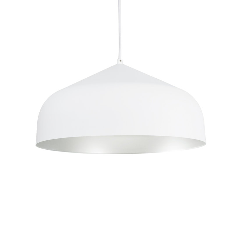 Helena 1 - Light Pendant, White/Silver, White, Integrated LED