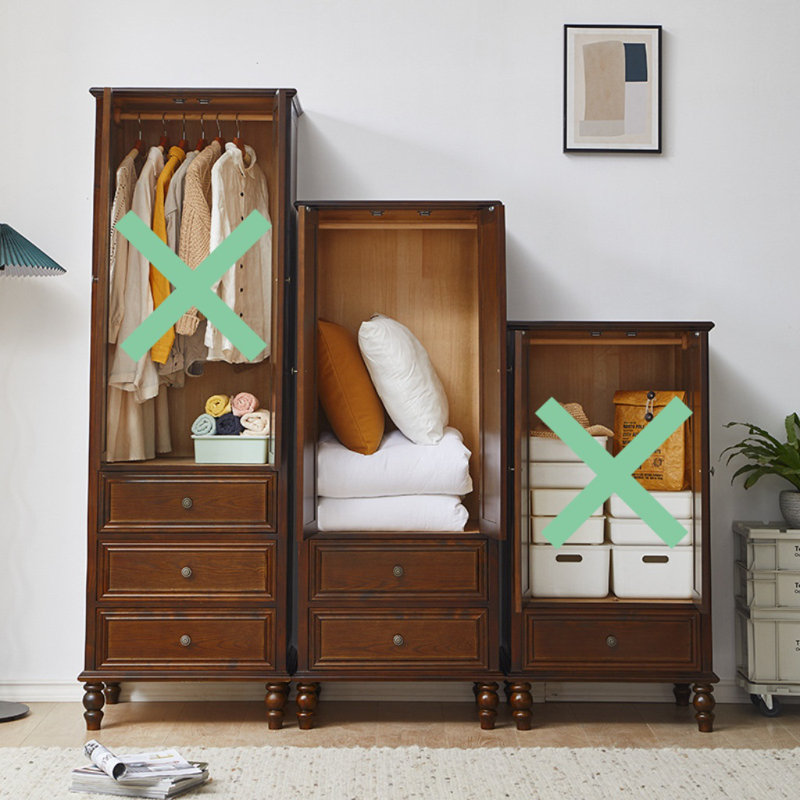 Garde-robe American Classic, Noyer