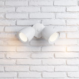 20 Watt 2 - Head LED Hardwired Outdoor Security Flood Light