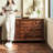 Walnut Solid Wood Accent Cabinet