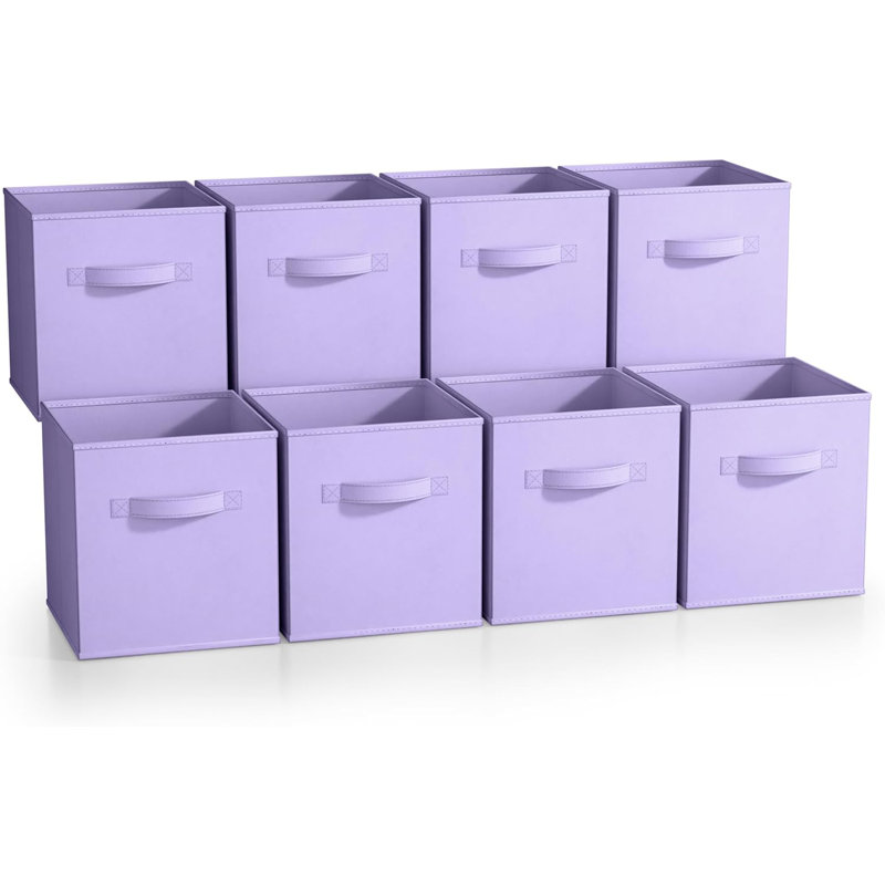 Bac de rangement en tissu Sorbus, Mauve