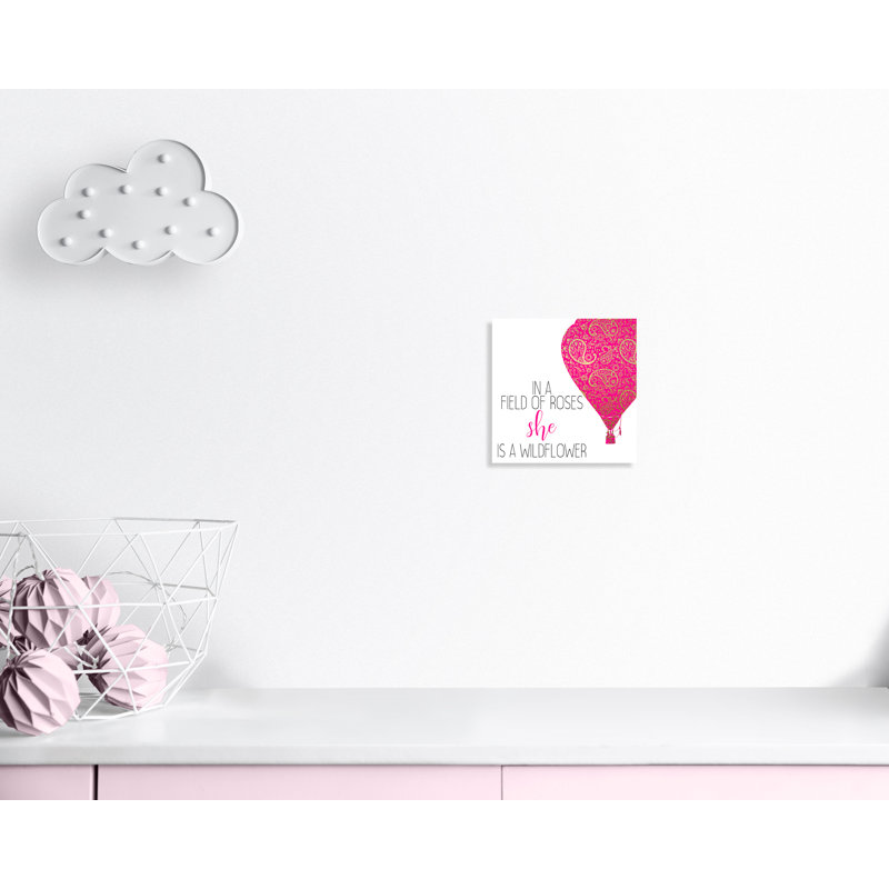 Il s’agit d’un wildflower, H 12 po x l 12 po x P 1,5 po, Toile