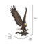 Grande statue aigle volant