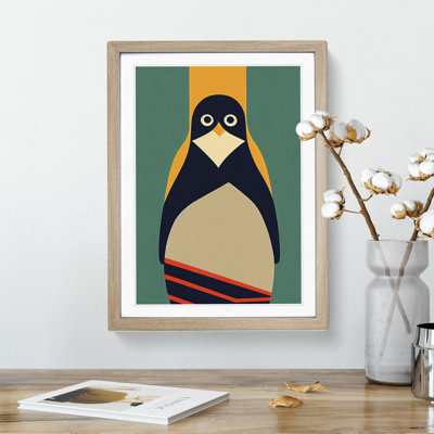 Modern Abstract Penguin No.4 - Framed Print