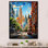 «Amacker City Barcelona Popart II», reproduction sur toile