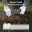 Bordure de paysage en acier galvanisé 5/8/10, bordure en métal pour aménagement paysager avec piquets, bordure de bordure de jardin pliable pour jardin
