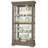 Brame Glass Curio Cabinet with Adjustable Shelves and Interior Lighting-196228454