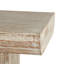 Bergamot 63" Distressed White Narrow Console Table
