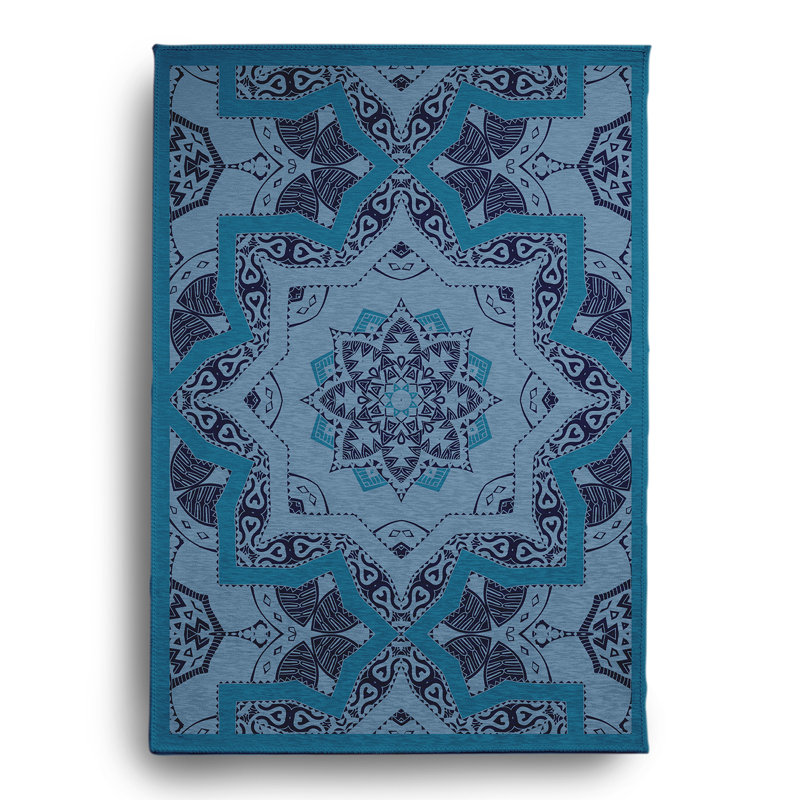 Chenille Geometric Indoor Rug, Rectangle 5' x 7'