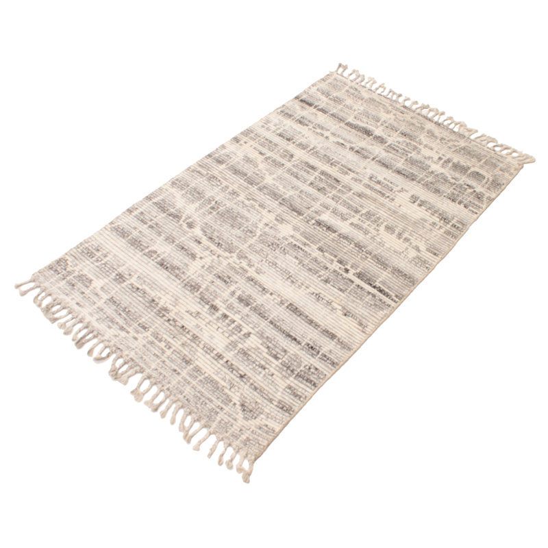 Tapis unique en laine noué à la main 4 pi 11 po x 8 pi 2 po nouvel âge Irmalinda