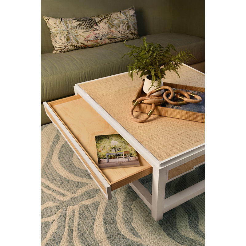 Locklin Coffee Table, Blue