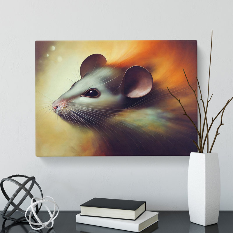 Mouse - Wrapped Canvas