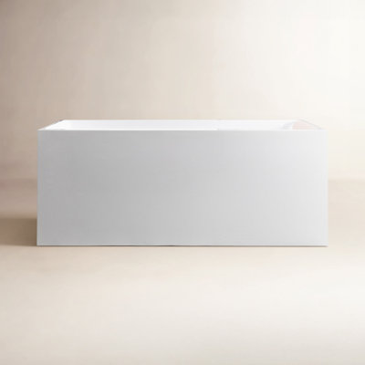 Solace 59" Soaking Bathtub with Storage