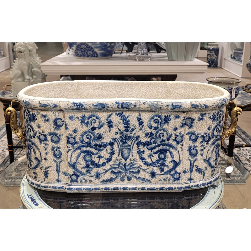 Handcrafted Oval Planter