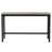 Extra Long Counter Height Dining Table Set with 3 Stools & Footrest – Pub Kitchen Space-Saving Table, Gray-117847483