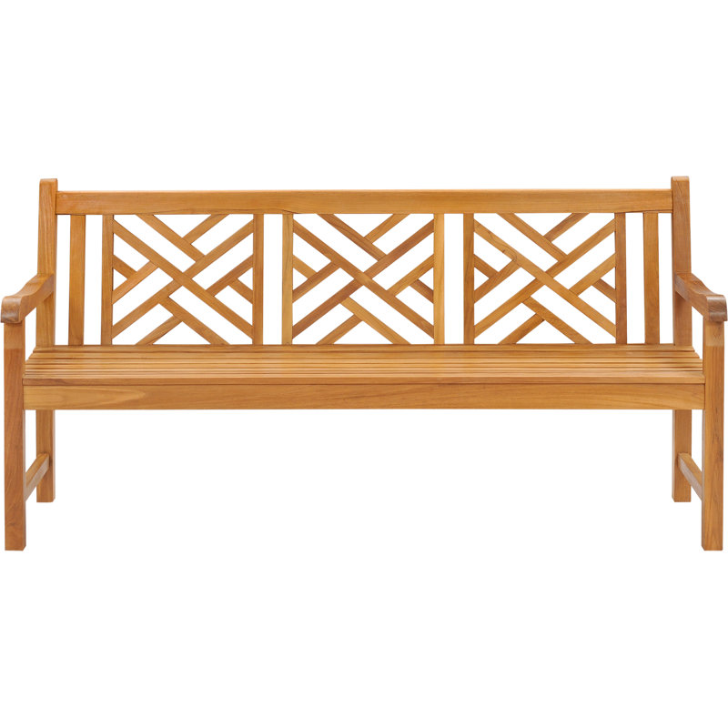 Acworth Outdoor Teak Bench, 71" W x 26" D