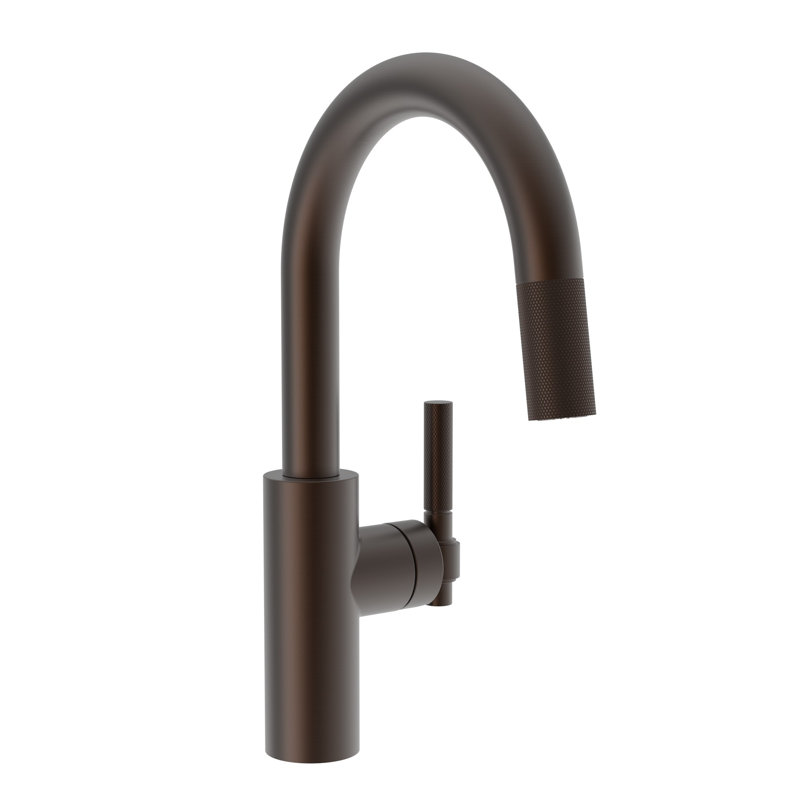 Muncy Single Handle Pull Down Bar Faucet, English Bronze
