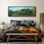 «Verdant Golf Course Lush Landscape Antique Retro Fine Art», reproduction d'art encadrée décorative-95016746-111376743