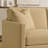 Whittier Camel Upholstered Loveseat