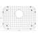 Karran 19-3/4 In. X 13-1/2 In. Stainless Steel Bottom Grid