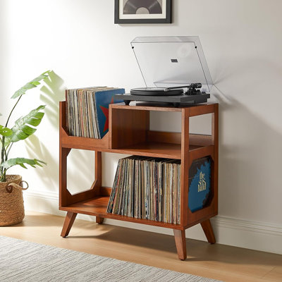 Support pour lecteur de disques Mid-Century