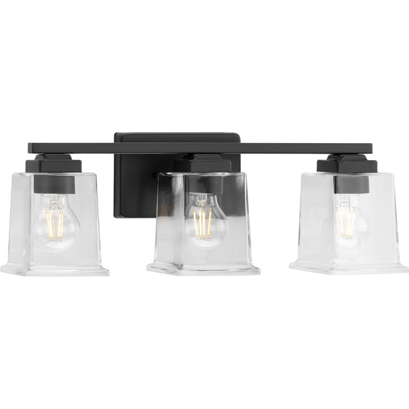 Pryer 3 - Light Dimmable Vanity Light, Matte Black