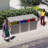 Garbage Bin Shed Stores 3 Trash Cans With Pneumatic Support Rod, With Lockable Doors & Waterproof Lid Chain, For Patio,Garden,Backyard-125096884