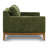 Zyon 90" Chenille Velvet Fabric Sofa