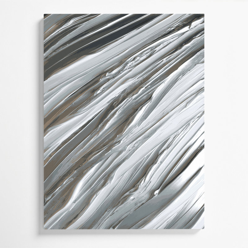 Art mural sur toile DiagonalStripes, H 20 po x l 30 po