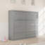 Lit escamotable à armoire murale de style commode, peu encombrant, sans sommier tapissier-1240098438-1240098439