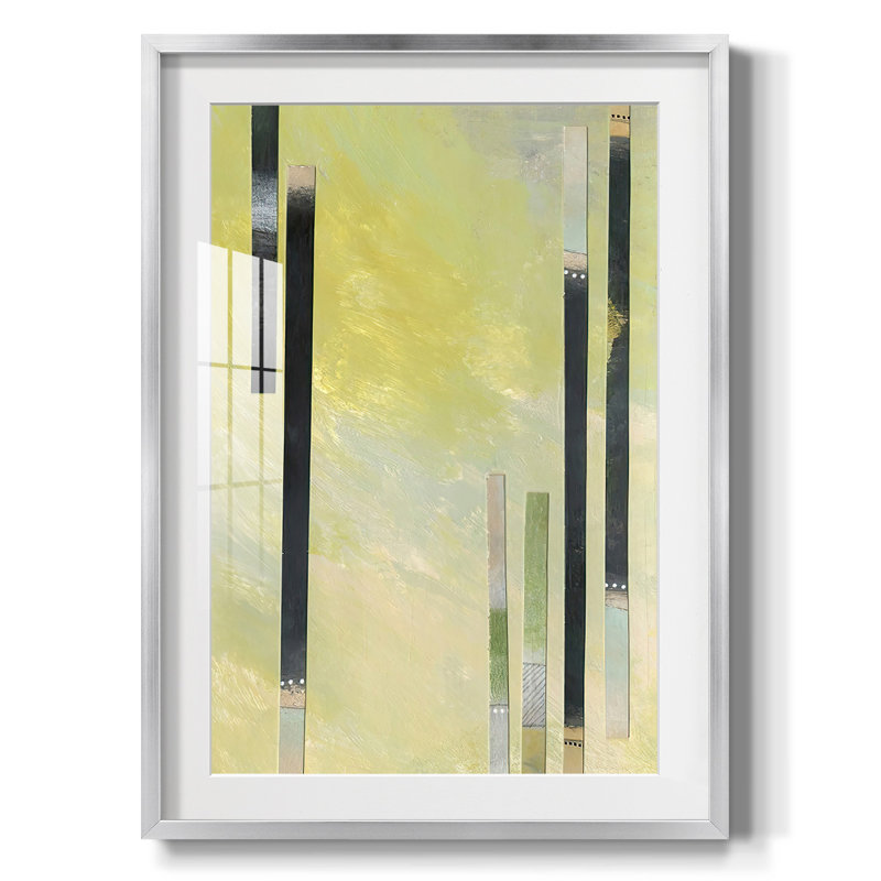 Neutral Assemblage I -Framed Print, Silver, 28.5'' H x 20.5'' W