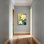 «Magnolia Flower and Leaves» sur fond doré, reproduction d'art sur toile tendue sur toile, ensemble de 1