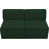 Tissu bouclé vert