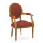 Dauphin 20'' H Beech Armchair-71069643-71069666