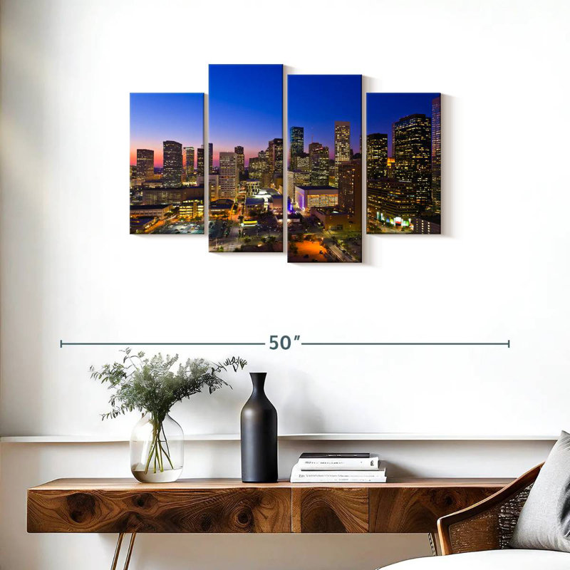 Hannes Houston Twilight Sky, 22" H x 36" W