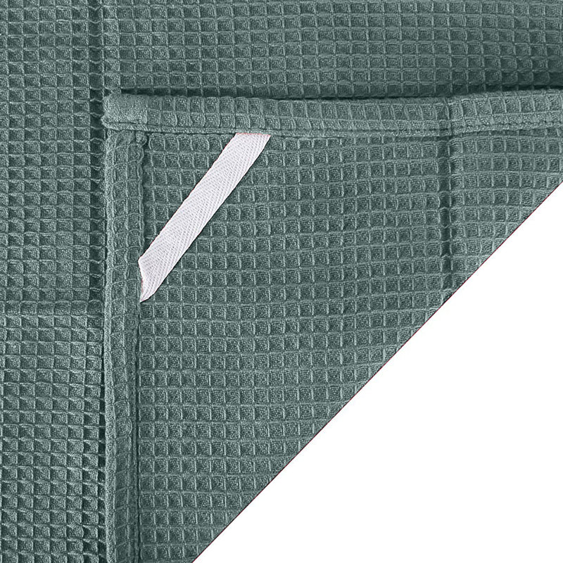 Linge à vaisselle 100% coton très grand 15 x 29 pouces, gris