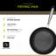 Circlad Series - Poêle à frire de 10 po / 26 cm - Triplement en acier inoxydable Circlad