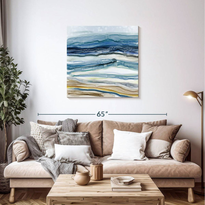 Avery Ocean's Movement, 36" H x 36" W