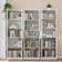Storage Bookcase with Glass Door